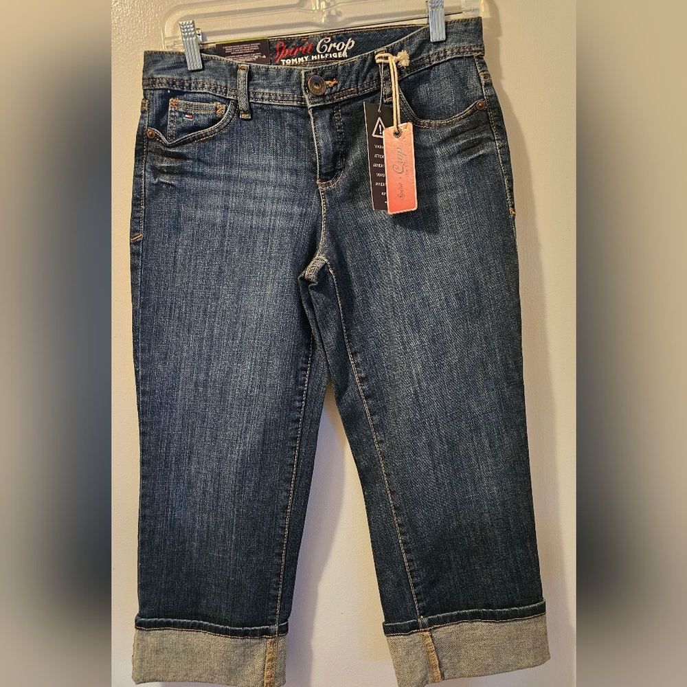 Tommy Hilfiger Blue Women's Crop Jeans
